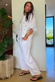 Ole Bubble Cotton Bandana Laurie Blouse White
